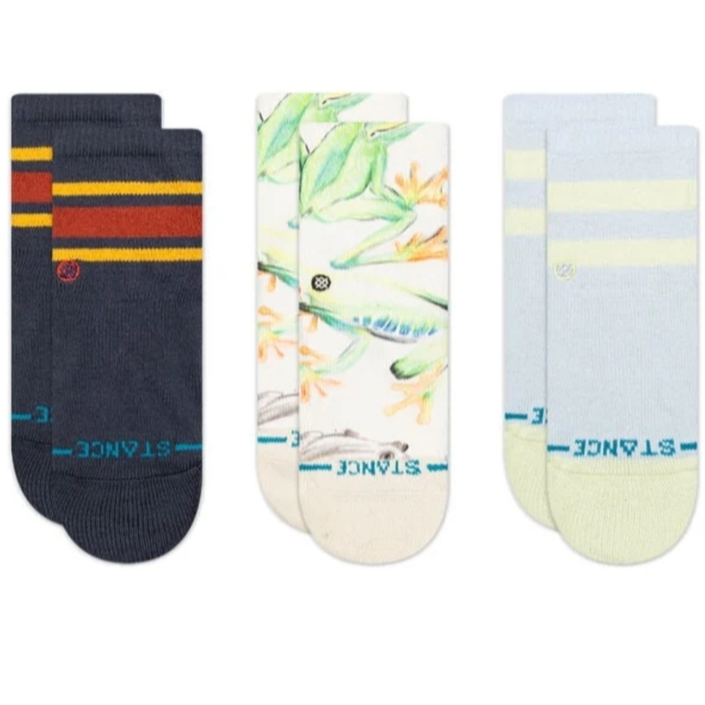 Stance Toddler 1-2Years Casual Socks - Navy, Cream, Light Blue
